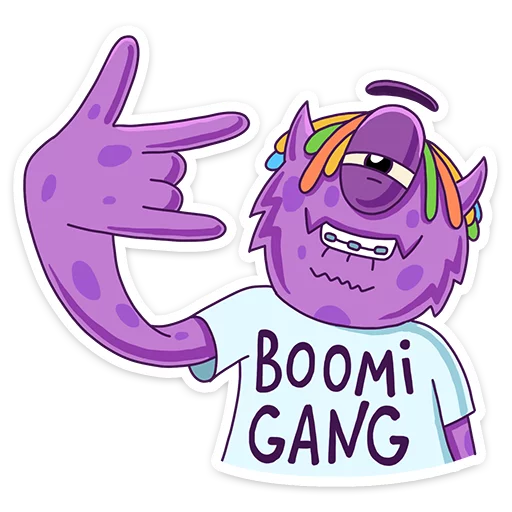 🤘 Стикер «Boom VK» для Telegram