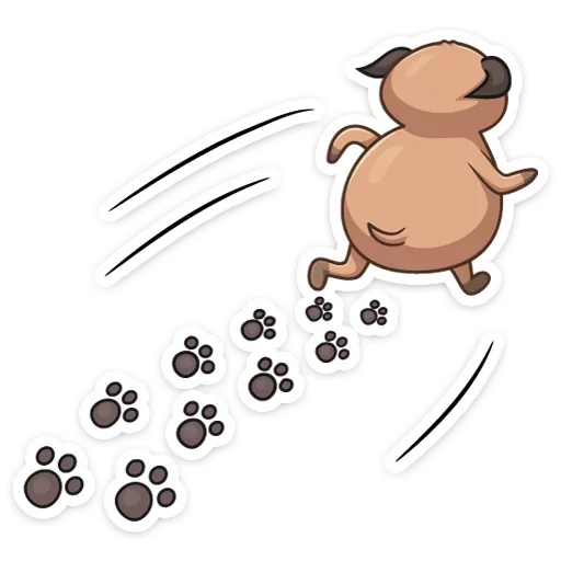 🐾 Стикер «Бун» для Telegram