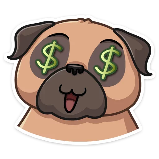 🤑 Стикер «Бун» для Telegram