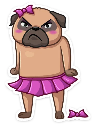 👸 Стикер «Бун» для Telegram