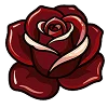 🌹 Эмодзи «Буквы цвета бордо» для Telegram