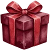 🤩 Эмодзи «Бордовый шрифт» для Telegram