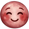 🤩 Эмодзи «Бордовый шрифт» для Telegram