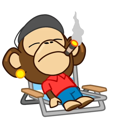 😑 Стикер «Bored Ape Classics» для Telegram