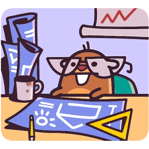 🤓 Эмодзи «Борис» для Telegram