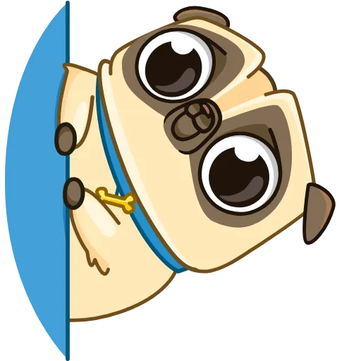 👋 Эмодзи «Мопс Бориспага» для Telegram