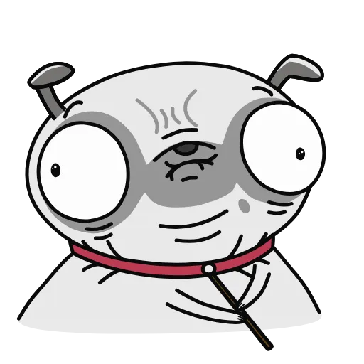 🤪 Эмодзи «Мопс Бориспага» для Telegram