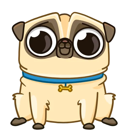 ☺ Эмодзи «Мопс Бориспага» для Telegram