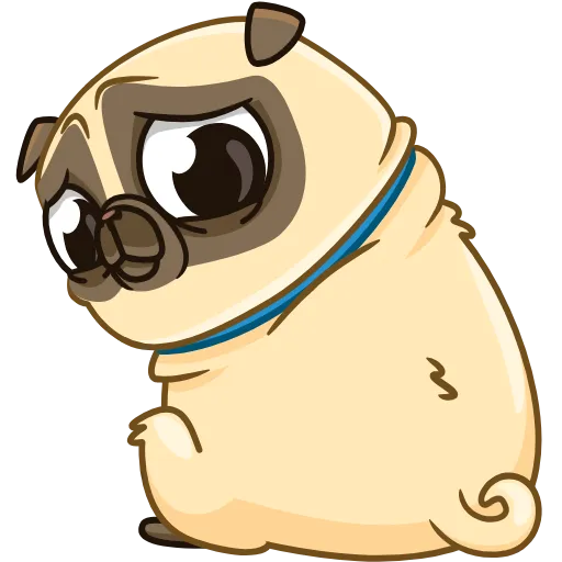 🥺 Эмодзи «Мопс Бориспага» для Telegram