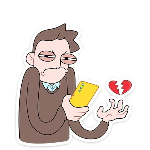 💔 Стикер «Бористас без надписей» для Telegram