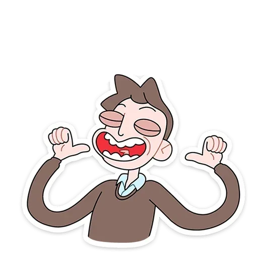 😄 Стикер «Бористас без надписей» для Telegram