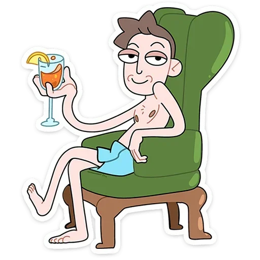 🍹 Стикер «Бористас без надписей» для Telegram