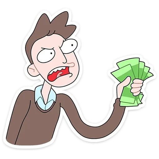 😠 Стикер «Бористас без надписей» для Telegram