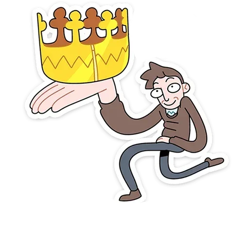 👑 Стикер «Бористас без надписей» для Telegram