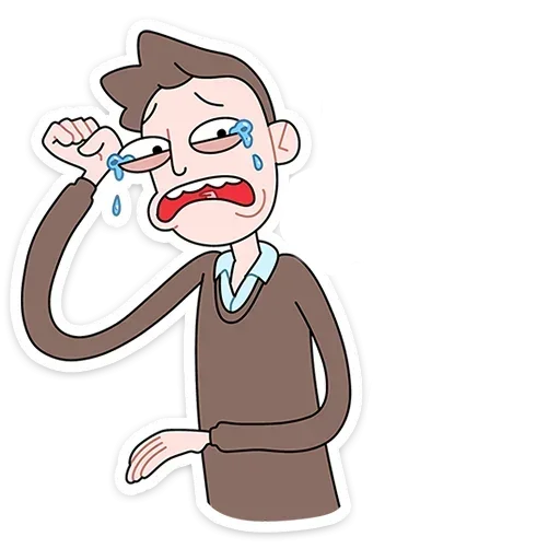 😭 Стикер «Бористас без надписей» для Telegram