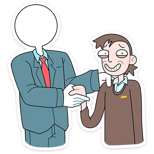 😅 Стикер «Бористас без надписей» для Telegram