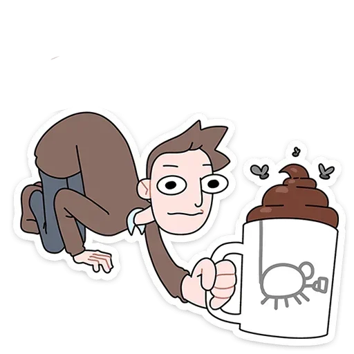 💩 Стикер «Бористас без надписей» для Telegram