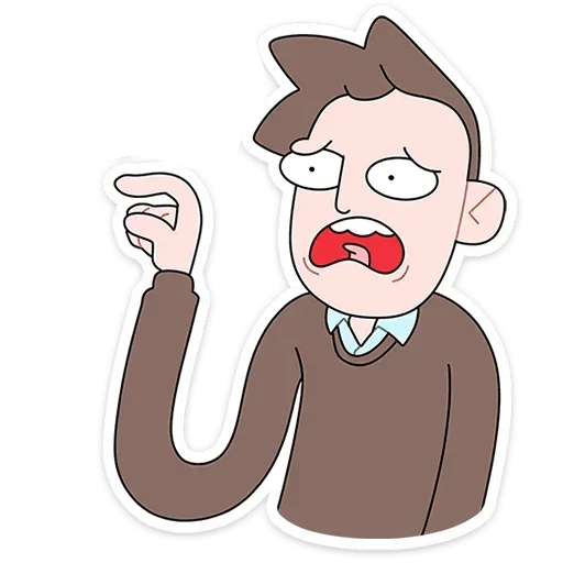 😣 Стикер «Бористас без надписей» для Telegram