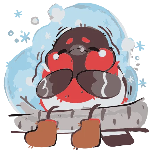 🥶 Эмодзи «Борюшка» для Telegram