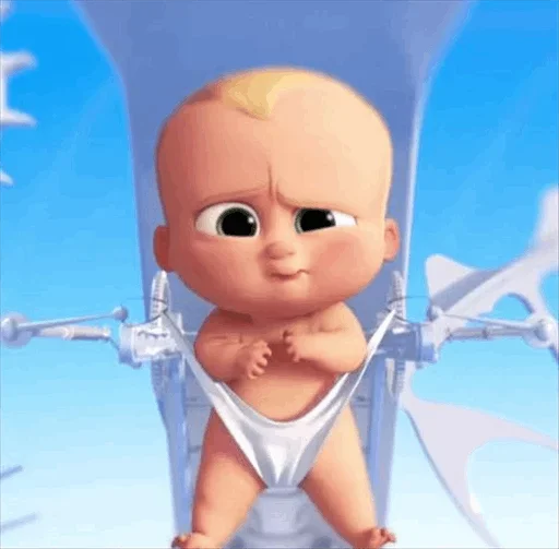 😟 Стикер «Босс Молокосос» для Telegram