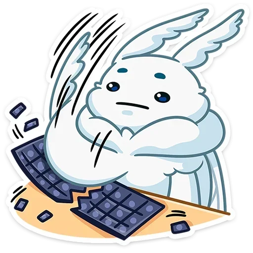 😠 Стикер «Бося без надписей» для Telegram