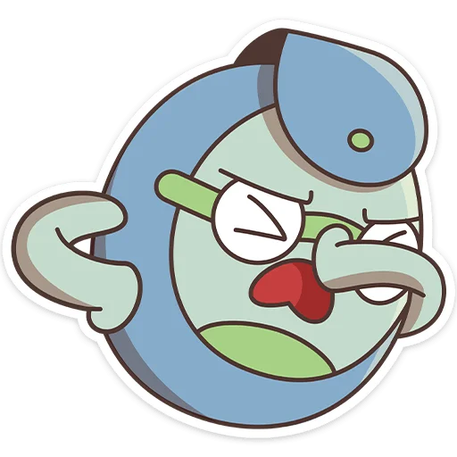 🤦 Стикер «Спина к спине» для Telegram