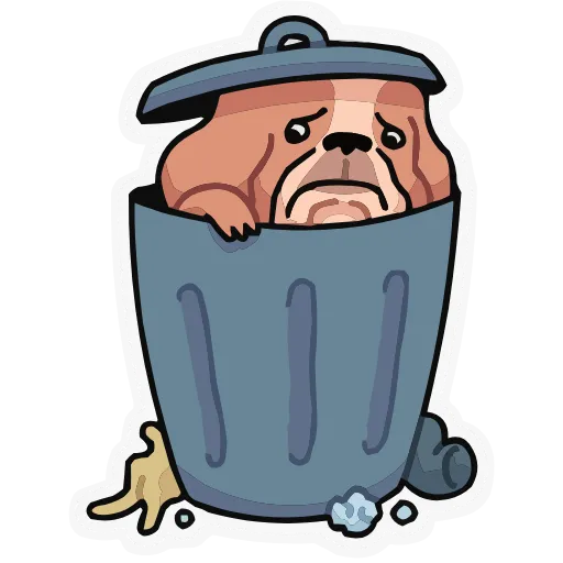 🗑 Эмодзи «Бульончик» для Telegram