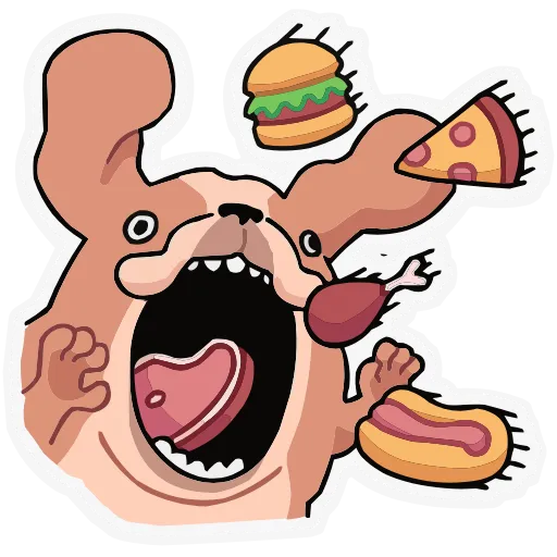 🍔 Эмодзи «Бульончик» для Telegram