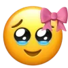 🤩 Эмодзи «Ios Pink Bow» для Telegram