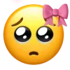 🤩 Эмодзи «Ios Pink Bow» для Telegram