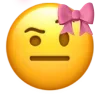 🤩 Эмодзи «Ios Pink Bow» для Telegram