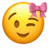 🤩 Эмодзи «Ios Pink Bow» для Telegram