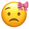 🤩 Эмодзи «Ios Pink Bow» для Telegram