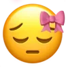 🤩 Эмодзи «Ios Pink Bow» для Telegram