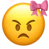 🤩 Эмодзи «Ios Pink Bow» для Telegram