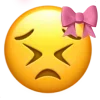 🤩 Эмодзи «Ios Pink Bow» для Telegram