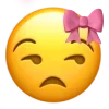 🤩 Эмодзи «Ios Pink Bow» для Telegram