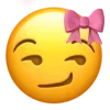 🤩 Эмодзи «Ios Pink Bow» для Telegram