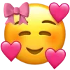 🤩 Эмодзи «Ios Pink Bow» для Telegram