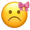 🤩 Эмодзи «Ios Pink Bow» для Telegram