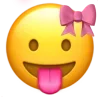 🤩 Эмодзи «Ios Pink Bow» для Telegram