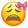 🤩 Эмодзи «Ios Pink Bow» для Telegram