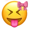 🤩 Эмодзи «Ios Pink Bow» для Telegram