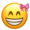 🤩 Эмодзи «Ios Pink Bow» для Telegram