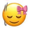 🤩 Эмодзи «Ios Pink Bow» для Telegram