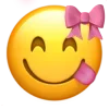 🤩 Эмодзи «Ios Pink Bow» для Telegram
