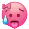 🤩 Эмодзи «Ios Pink Bow» для Telegram