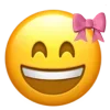 🤩 Эмодзи «Ios Pink Bow» для Telegram