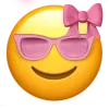 🤩 Эмодзи «Ios Pink Bow» для Telegram