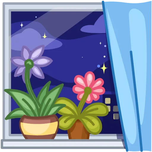 🪴 Стикер «Flowers» для Telegram